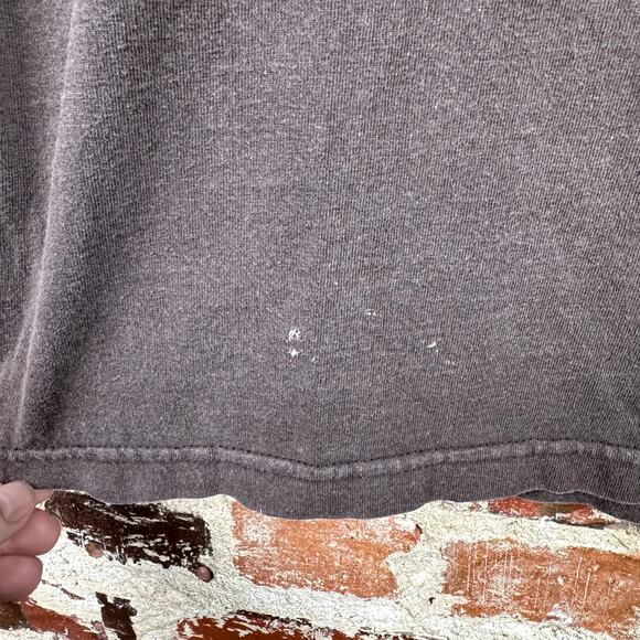 Vintage DVS Shoe Company Shirt Size XL Brown Short Sleeve Skateboarding Y2K - Picture 5 of 6